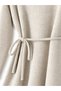 Maribel Belted Lace-Up Maxi Knit Dress Women's Cream - 8