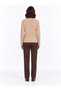 Button Detailed Ribbed Yarm Fisherman's Knitwear Sweater Trk16 - 4