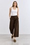 Culotte trousers with elastic waist - 3