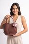 Giovar Burgundy Floter Women's Shoulder Bag - 2