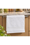 4-Piece Premium Microcotton 100% Cotton 30X50 cm Bordered Hand, Foot and Kitchen Towel Set - 3
