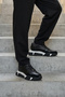 , Men's Genuine Leather Sneaker 1631071Z23439 Black