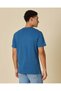 Men Blue Printed T-Shirt - 3