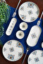 Yaren 16-Piece Porcelain Breakfast Set for 6 People - 4