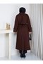 Lined Long Cashmere Coat Rc3188 - 3