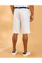 Men White Belted Chino Shorts - 3