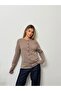 Women's Crew Neck Buttoned 95% Cotton Thin Knitwear Cardigan - 4