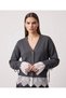 Women's Stylish Lace and Ruffle Detailed Knitwear Cardigan - 2