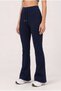 Women's Modal Fabric Gathered Waist Spanish Flare Pants - 2