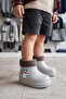 Elit Kcmtvg515 Filet Boy's Rain Boots with Emojis, Gray