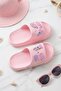 5611 Pink Emoji Daily Beach Pool Girl's Slippers - 4