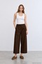 Culotte trousers with elastic waist