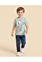 Boys Mint Printed T-Shirt - 2