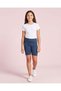 Senior Girls Oatmeal Melange And Navy Cycling Shorts Set (Pack Of 2) - 4