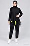 Women's Two-Thread Viscose Two-Thread Fabric Double Suit with Arma Detail - 5