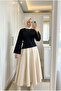 Women's Asymmetrical Cut Spanish Sleeve Waist Tie Blouse Shirt 55 cm - 3