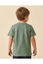 Boys Dark Green Graphic Pocket T-Shirt - 4