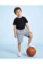 Boys Jacquard Blue Shorts - 2