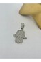 Fatma Ana Eli Full Zircon Stone Pendant