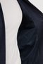 Textured Slim Fit Shirt Collar Zippered Side Pocket Wool Men's Coat Light Navy Blue - 39703.26K - 6
