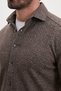 Textured Slim Fit Wool Blend Lumberjack Men's Shirt Camel - 27162.26K - 2
