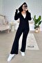 Embroidery Detail Rabbit Textured Fur Jacket 7K119 - 2