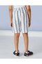 Boys White Waffle Pullon Shorts - 3