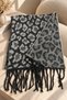 New Season Double-Sided Puffy Lightweight Viral Leopard Scarf - 4