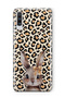 Samsung Galaxy A70 Compatible Leopard Pattern Rabbit Pattern Transparent Phone Case