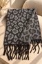 New Season Double-Sided Puffy Lightweight Viral Leopard Scarf - 4