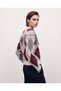 Women's Diamond Patterned Buttoned V-Neck Knitwear Cardigan - 4