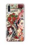 Samsung Galaxy A50 / A30S Compatible Retro Women's Collage Pattern Transparent Phone Case