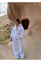 Three-Thread Double Suit with Side Stripes - 5