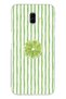 Samsung Galaxy J6 Plus Compatible Lime Slice Patterned Transparent Phone Case