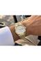 REGENT TRS9038 Men's Two-Tone Gold & Silver Analog Watch, White Day-Date Dial, Sapphire Glass - 7