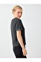 Anthracite Collar Detailed Cotton Blend Soft Touch Blouse - 4