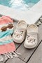 303 Ecru Teddy Bear Nursery Beach Pool Slippers Unisex Children's Slippers & Sandals - 3