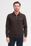 Men's Polo Collar Long Sleeve Sweatshirt with Pockets