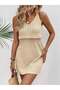 Rochie mini, bej - 7