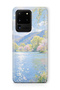 Samsung Galaxy S20 Ultra Compatible Monet Style Lake Landscape Pattern Transparent Phone Case