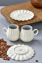 Elvaris 2-Person 90 ml Porcelain Coffee Cup Set Ckr4608 - 8