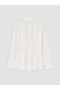 Two Mt Shop Quality Lcw Vision White 100% Cotton Pleated Women's Shirt - 2