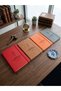 Special Design Teacher's Day Gift Thermo Leather Cover Lined 4-Piece Agenda Notebook Set 15X21 cm - 4