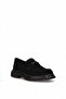 Elit 26Kery2951 Genuine Suede Leather Casual Shoes Black - 2
