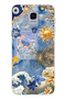 Samsung Galaxy J6 Compatible Moon Sun Vintage Sky Pattern Transparent Phone Case