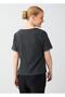 Anthracite Collar Detailed Cotton Blend Soft Touch Blouse - 5
