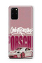 Samsung Galaxy S20 Plus Compatible Retro Car Pattern Transparent Phone Case