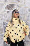 Yellow Standard Size Polka Dot Coat - 3