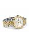 REGENT TRS9038 Men's Two-Tone Gold & Silver Analog Watch, White Day-Date Dial, Sapphire Glass - 3