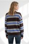 Women's Brown Gray Polo Collar Soft Textured Knitwear Sweater Kzk-19001170 - 6